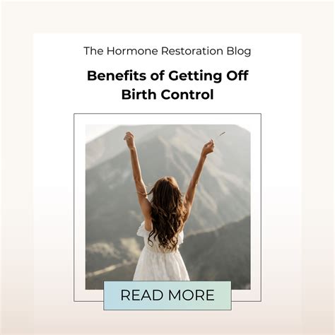 Benefits of Getting Off Birth Control - Hormone Restoration with Eleni