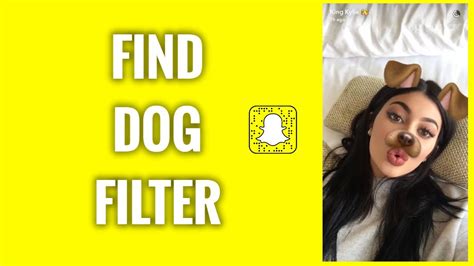 How To Find Snapchat Dog Filter - YouTube