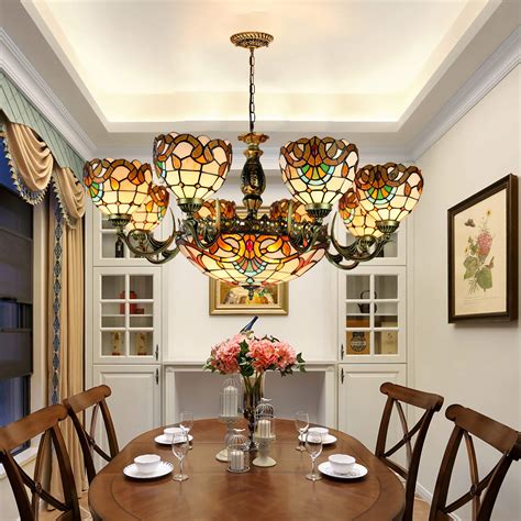 Victorian Dining Room Ceiling Lights MORE CHANGE 20" Tiffany