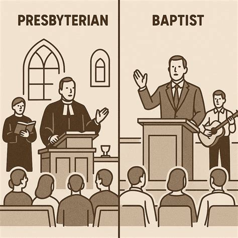Presbyterian vs Baptist – Beliefs, Differences, and Comparison Chart