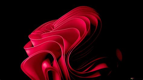 Red windows 11 background 4K wallpaper download
