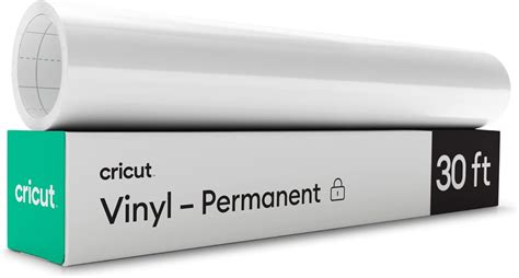 Cricut Premium Permanent Vinyl Roll (12 in x 30 ft), Weather-Resistant ...