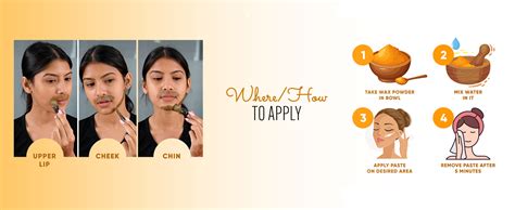 Buy The Wellness Shop Women - Turmeric Facial Wax Powder For Leg| 5 ...