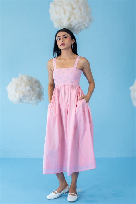 BABY PINK BLUSH DRESS