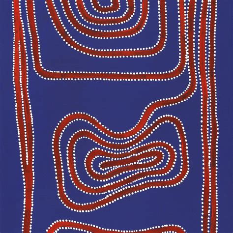 Stephanie Nelson - Aboriginal Art | 122x46cm |7795- ART ARK®