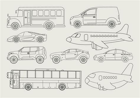 Transportation Coloring Sheets For Preschool