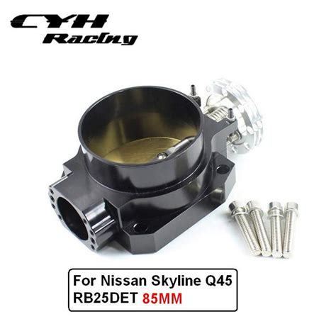 Buy 85MM Aluminum Intake Manifold Throttle Body For Nissan Skyline Q45 ...
