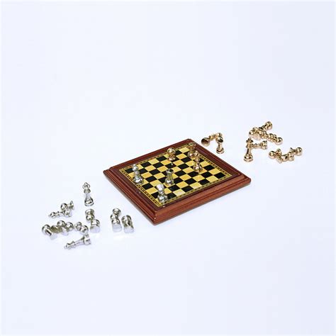 Doll House Accessories, Mini Chess, Non Magnetic Set – Sociable Weaver Nest