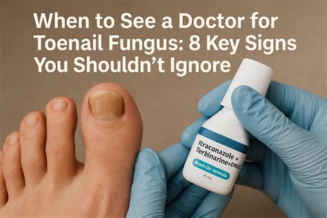 When to See a Doctor for Toenail Fungus: 8 Signs to Act – Clarivia - Toenail Fungus Medication