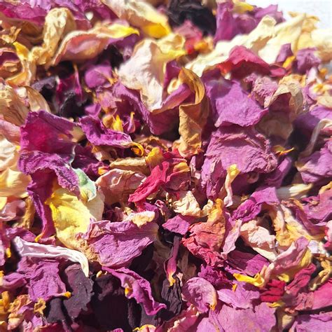 Natural rose petal confetti - Wild Rose Flower Company