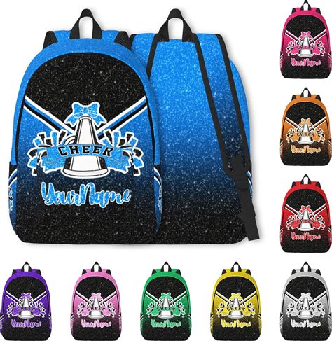 Amazon.com | Ikenzy Custom Cheer Backpack With Name Personalized ...