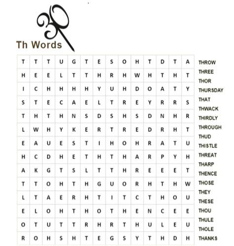 Things That Start With Th