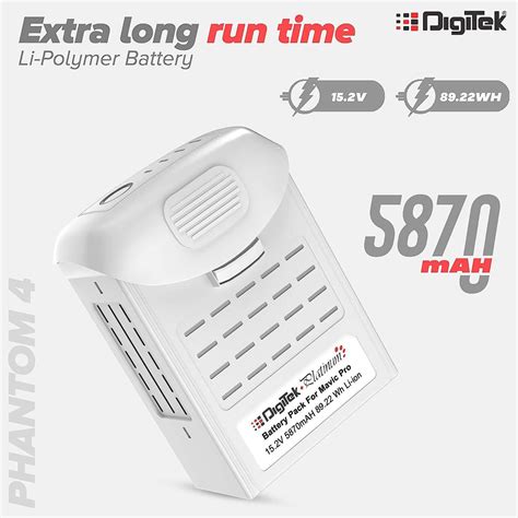 Buy Digitek Smart Battery with LED for DJI Phantom 4 Drone Online