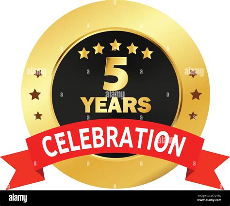 5th Year Logo 5th Anniversary Logo Vector Art, Icons, And Graphics For