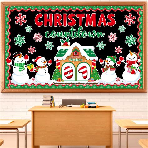 Amazon.com : Christmas Bulletin Board Decoration Christmas Tree Puzzles ...