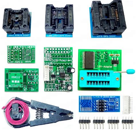 BIOS Programmer - RT809F Programmer Adapters SOP8 IC Clip Motherboard ...