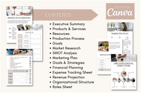 Business Plan Template Editable 的图像结果