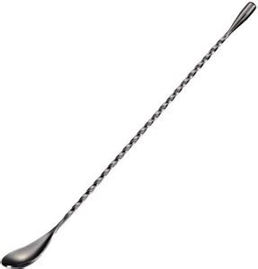 Steelish Kitchenware Stainless Steel Teardrop Twisted Design Bar Spoon ...