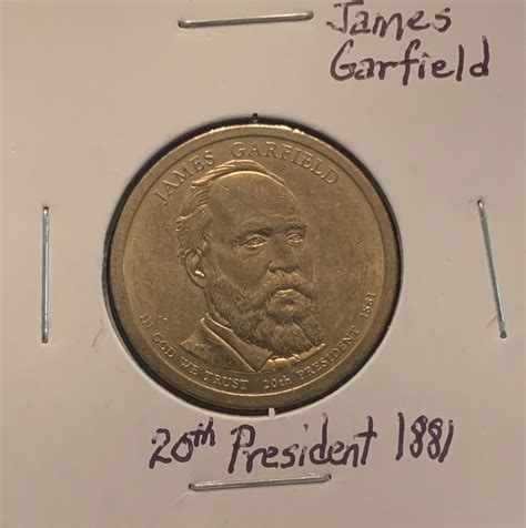 2011 P JAMES GARFIELD 1 DOLLAR COIN UNC COND BIN 5.00 - For Sale, Buy ...