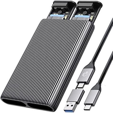 Cablet M.2 NVMe/NGFF SSD Enclosure USB 3.1 Gen2 10Gbps for 2242/2260 ...