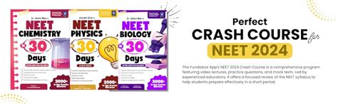NEET 30 Days Crash Course Combo (NEET Biology, Physics, Chemistry in 30 ...
