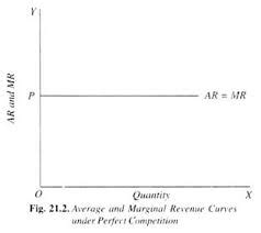 Slope of firm's demand curve is infinite under perfect competition.