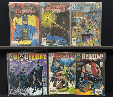 Lot - (7) Dc Comics Batman Comic Books