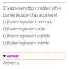 examples of 5 one liner questions of chapter chemical reaction and ...