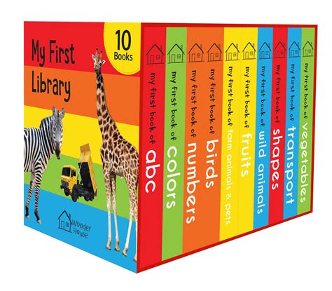 My First Library: Boxset of 10 Board Books for Kids : Wonder House ...