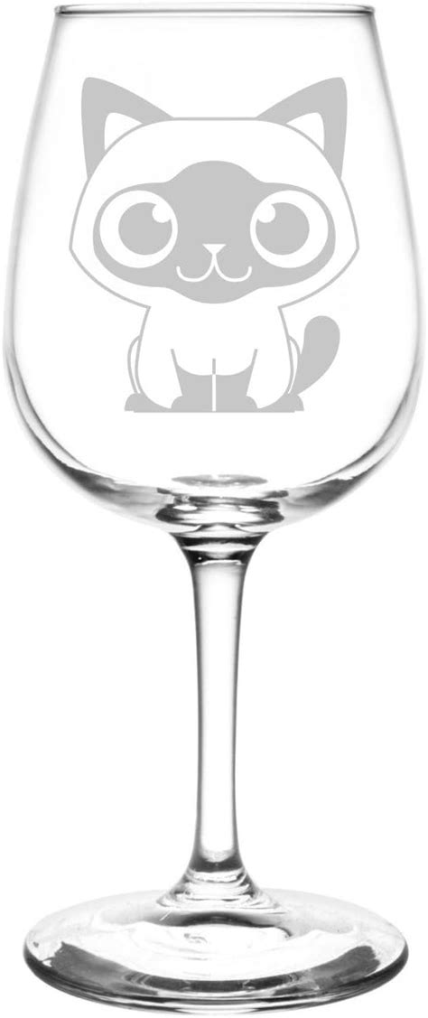 Buy Siamese) Cute Cartoon Cat Breed Inspired - Laser Engraved 12.75oz ...