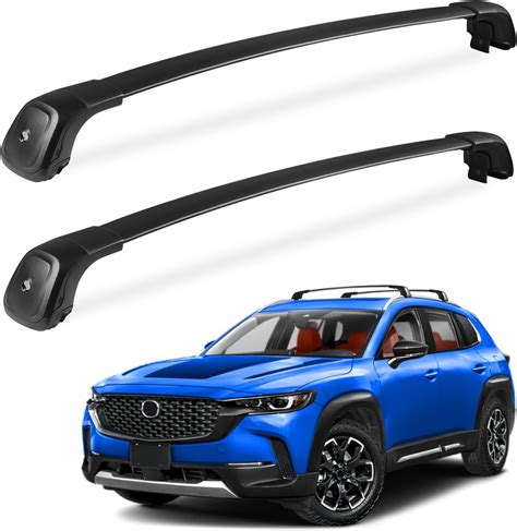 Roof Rack Cross Bars 260lbs Compatible with Mazda CX-50 CX50 2023 2024 (with Flush Side Rails ...