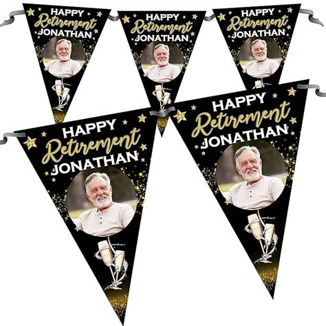 Buy Personalised Congratulations Happy Retirement Party Flag Banner ...