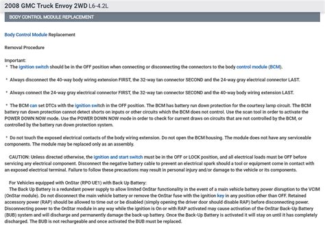 Image result for 2008 Enclave Body Control Module Location