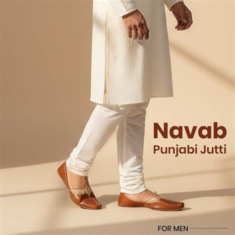 Punjabi Jutties for Men | Handmade Leather Loafers for Men