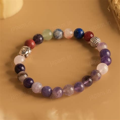 Amethyst x Seven Chakra Buddha Band – Japam