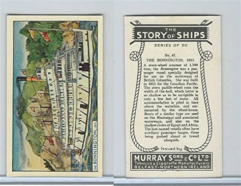 M164 52 Murray Story Of Ships 1940 47 The Bonnington | Desertcart INDIA