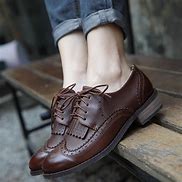 Image result for Women's Lace Up Oxford Shoes