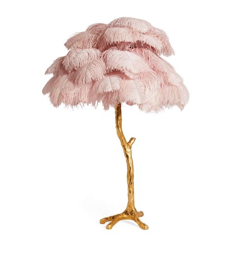 Aynhoe Park Ostrich Feather Table Lamp | Harrods US