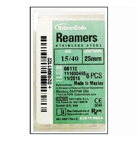 SybronEndo Reamers #25mm / Endodontic Dental Hand Files – Dental Prod