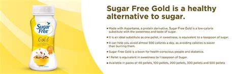 Buy Sugar free Gold Low Calorie Sweetener - Pack of 2 (100gm x 2), Jar ...