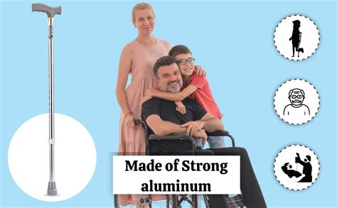iwalk; Changing Lives Aluminum Walking Stick for Old People, Adult Men ...