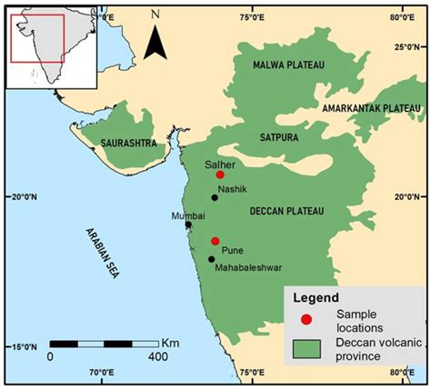 Deccan Plateau Map Location