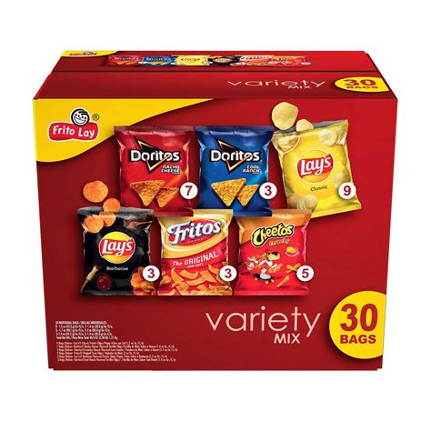 Frito-Lay Variety Pack Chips (30 pk.) - Doritos