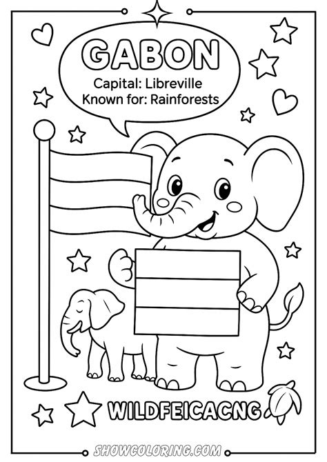 20 Gabon Flag Coloring Pages – Free & Fun Printables for Kids