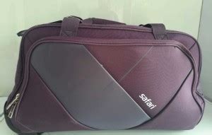 SAFARI WEAVE-RDFL-55-PURPLE Duffel With Wheels (Strolley) PURPLE ...