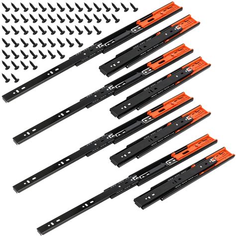 Buy HOIGON 4 Pair 12 Inch Soft Close Drawer Slides, Heavy Duty 3 ...