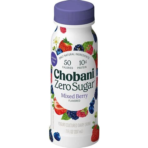 Chobani Zero Sugar Mixed Berry Yogurt Drink - Shop Yogurt at H-E-B