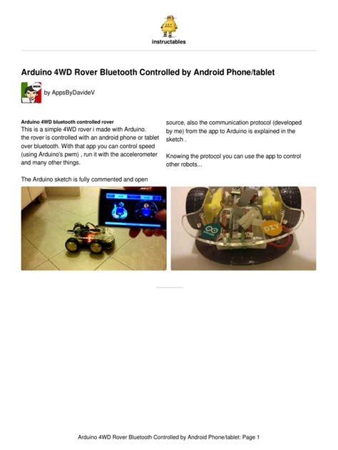 Image result for Create a Bluetooth Rover Using Arduino