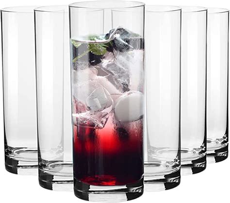 Buy PrimeWorld Tall Water Juice Glass-300ml Set of 12 Pieces Crystal ...