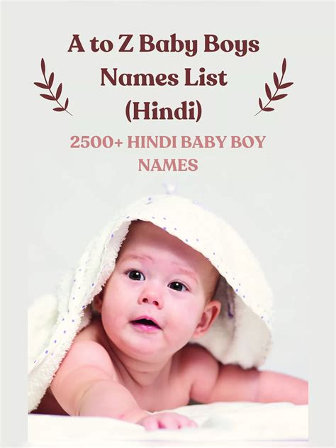 A to Z Hindu Baby Boy Names 2026 List PDF - InstaPDF